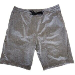 Kenneth Cole New York Stretch Drawstring Waist Men's Gray Shorts, XL